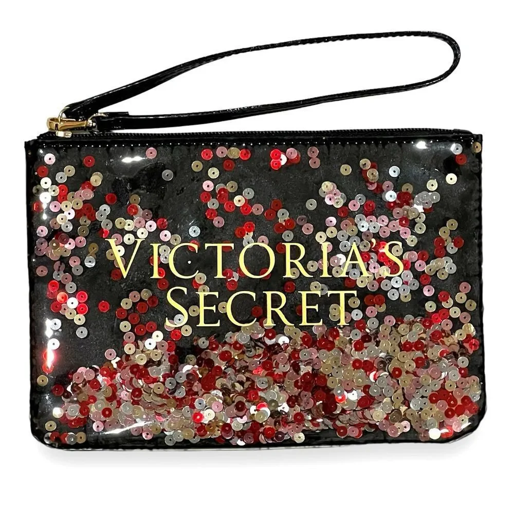 Victorias Secret Confetti Sequin Wristlet